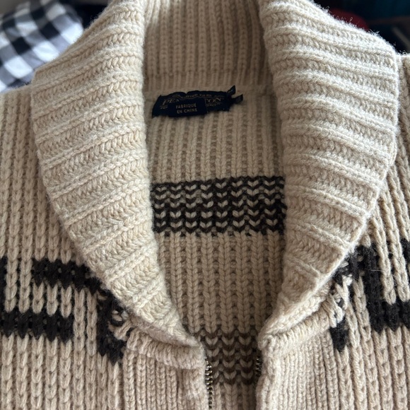 Pendleton Original Westerley Cardigan aka Big Lebowski Sweater Medium🎳 - Picture 4 of 11